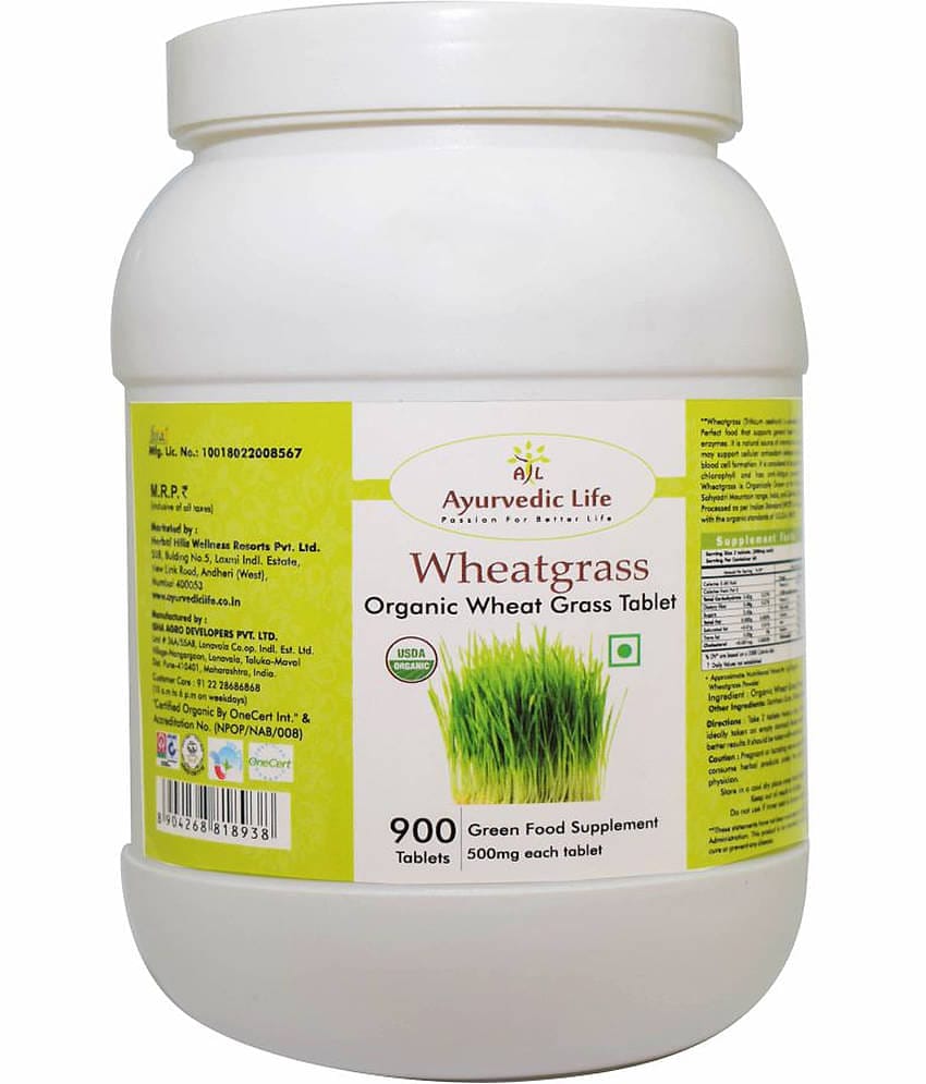 Ayurvedic Life Wheatgrass Tablet 900 No.S Pack of 1