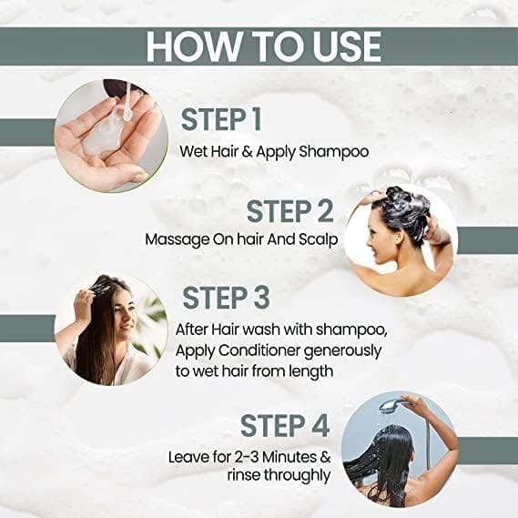 Argatin Shampoo And Conditioner Combo | Safe For Daily Use | Damage Repair And Moisture Restore | Smooth And Nourish All Hair Types | 500ml Each