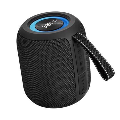 WALTA ELITE Drum 10W Bluetooth 5.3V Wireless Speaker, IPX4 Water Resistance, Up to 6H Playback Time, USB Type-C Charging with RGB Light