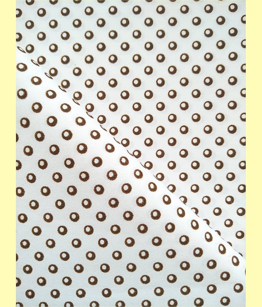 Makhanchor - White Cotton Men's Unstitched Shirt Piece ( Pack of 1 )