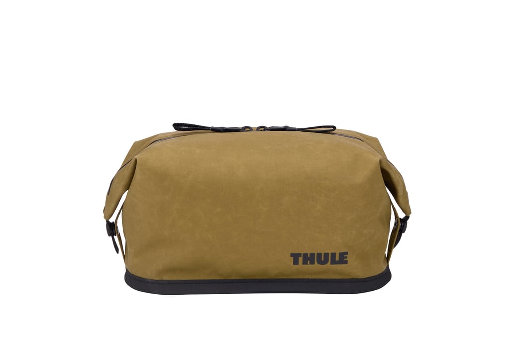 Thule Aion Toiletry Bag - Water-Resistant Bag for toiletries, Makeup and Shaving Essentials - Removable Liquids Bag Included - Easy to Clean - Snap Loop to Easily Hang - Waxed, PFC-Free Fabric
