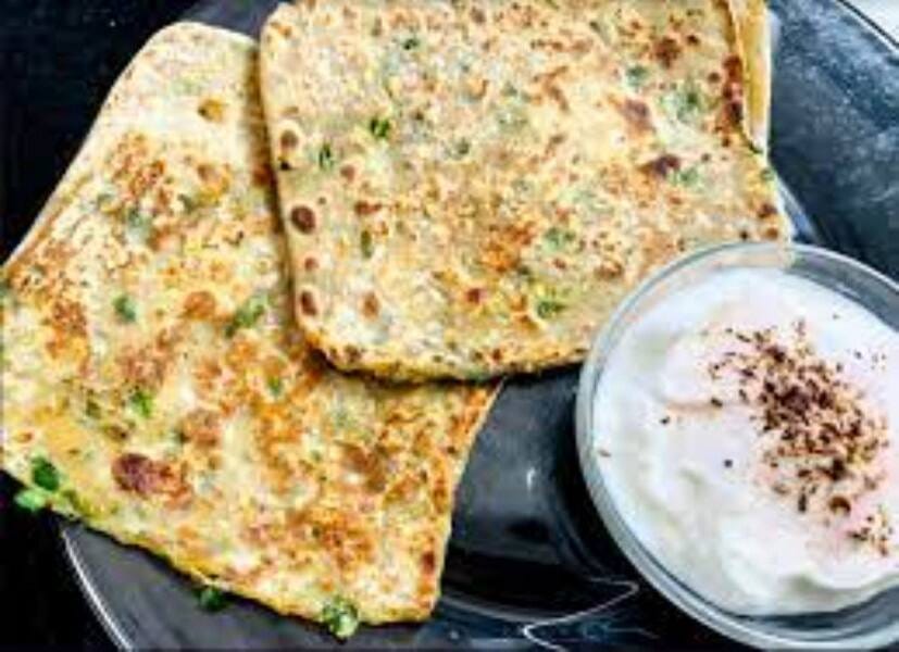 Green Chilli Paratha
