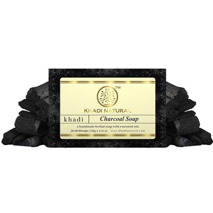 Khadi Natural Charcoal Soap - 125gm