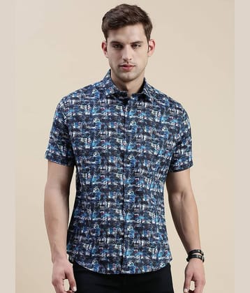 Showoff Cotton Blend Regular Fit Printed Half Sleeves Men's Casual Shirt - Multi ( Pack of 1 )