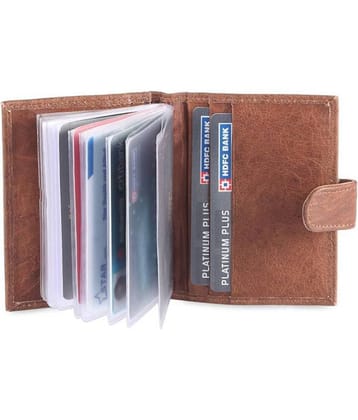 Hide&Sleek Leather Brown Formal Regular Wallet