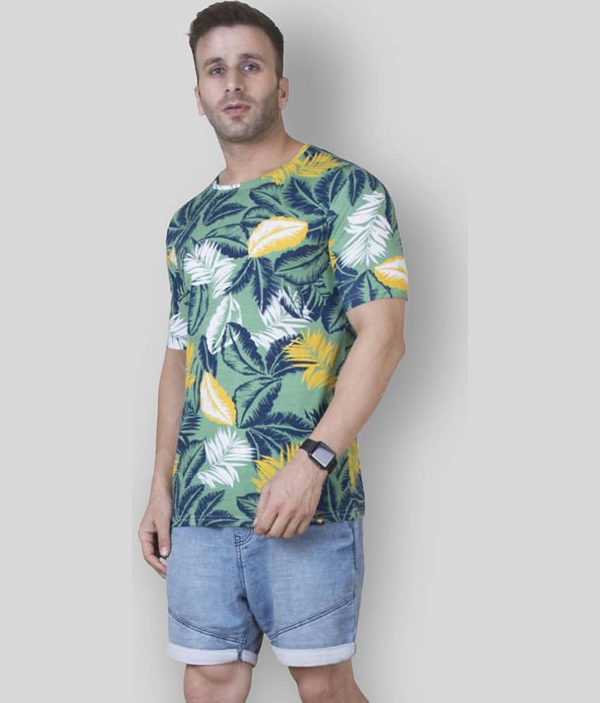 Veirdo Pack of 1 Cotton Regular Fit Men's T-Shirt ( Multicolor )