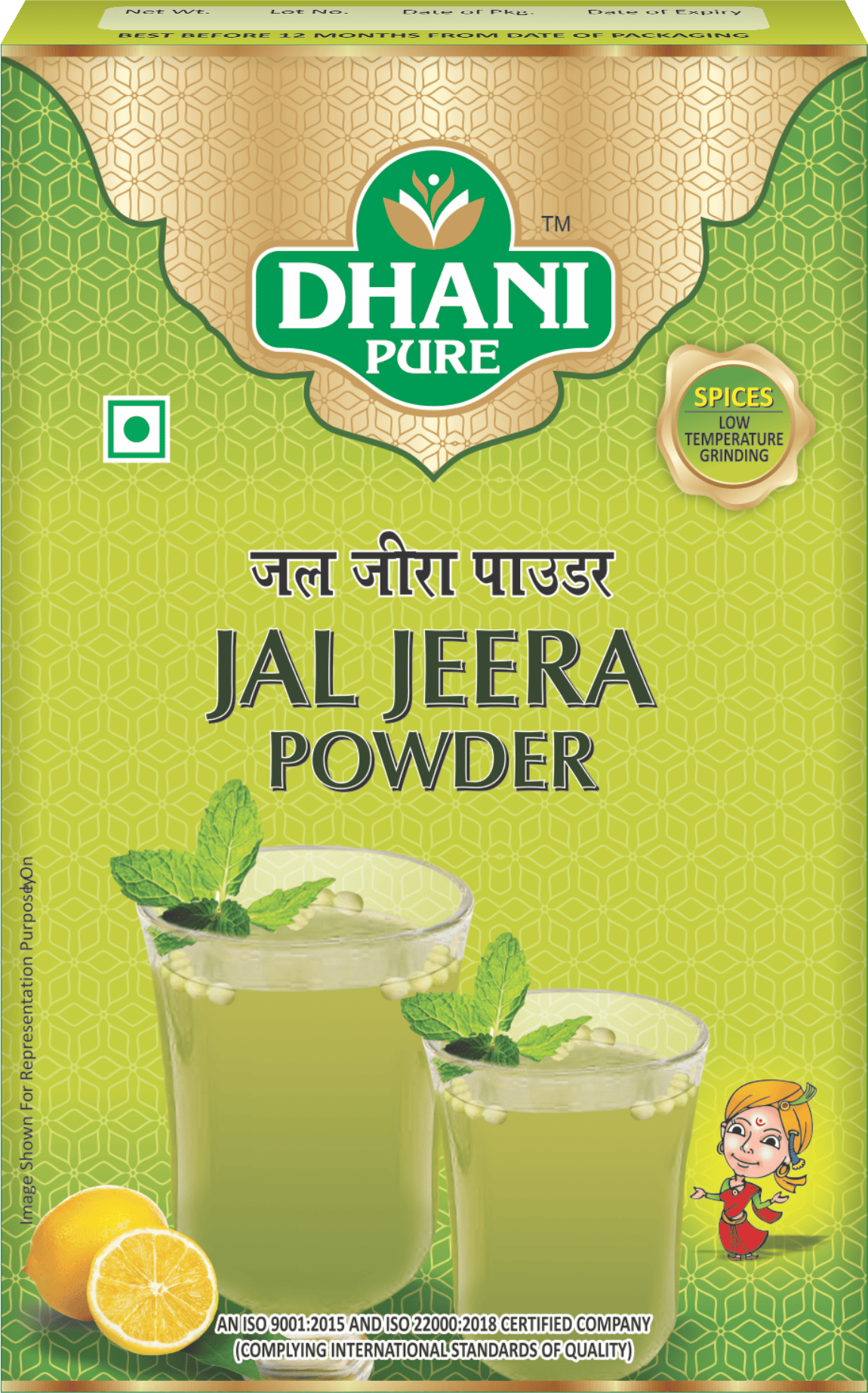 Dhani Pure Jal Jeera Powder Box (MRP : RS. 10/- ONLY)