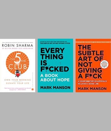 5 Am Club+ Everything Is F*Cked + The Subtle Art Of Not Giving A F*Ck by Mark Manson