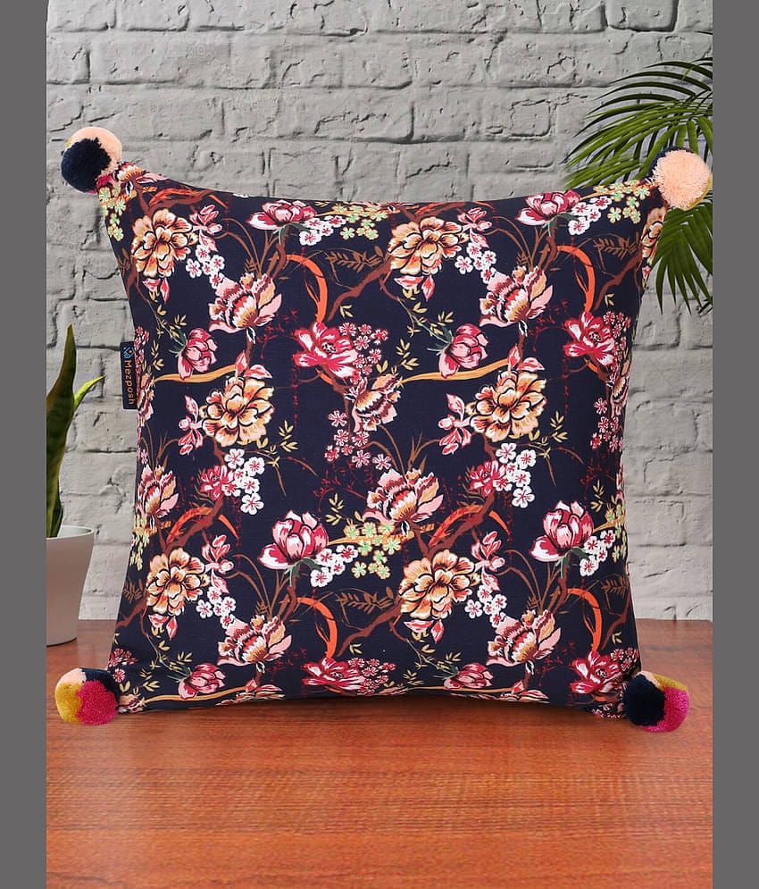 mezposh Single Poly Cotton Cushion Covers 40X40 cm (16X16)