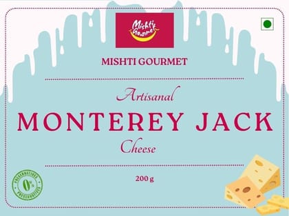 Mishti Gourmet Artisanal Monterey Jack Cheese 200g
