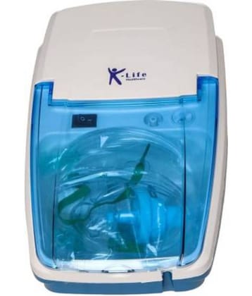 K-life 102 Steam Respiratory Machine Kit For Kids & Adults Asthma Inhaler Patients Nebulizer (White)