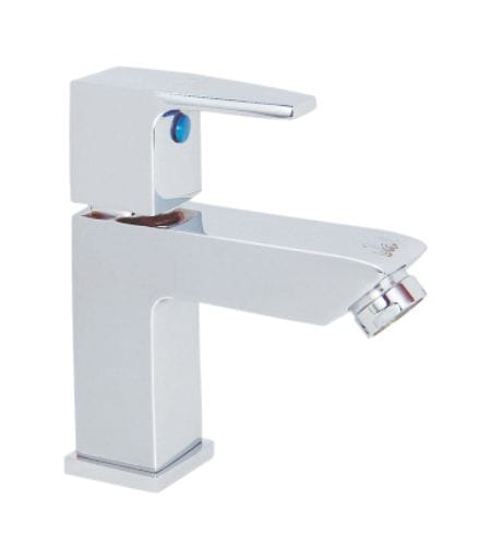 Nalini Pro Black Pillar Tap with Flange