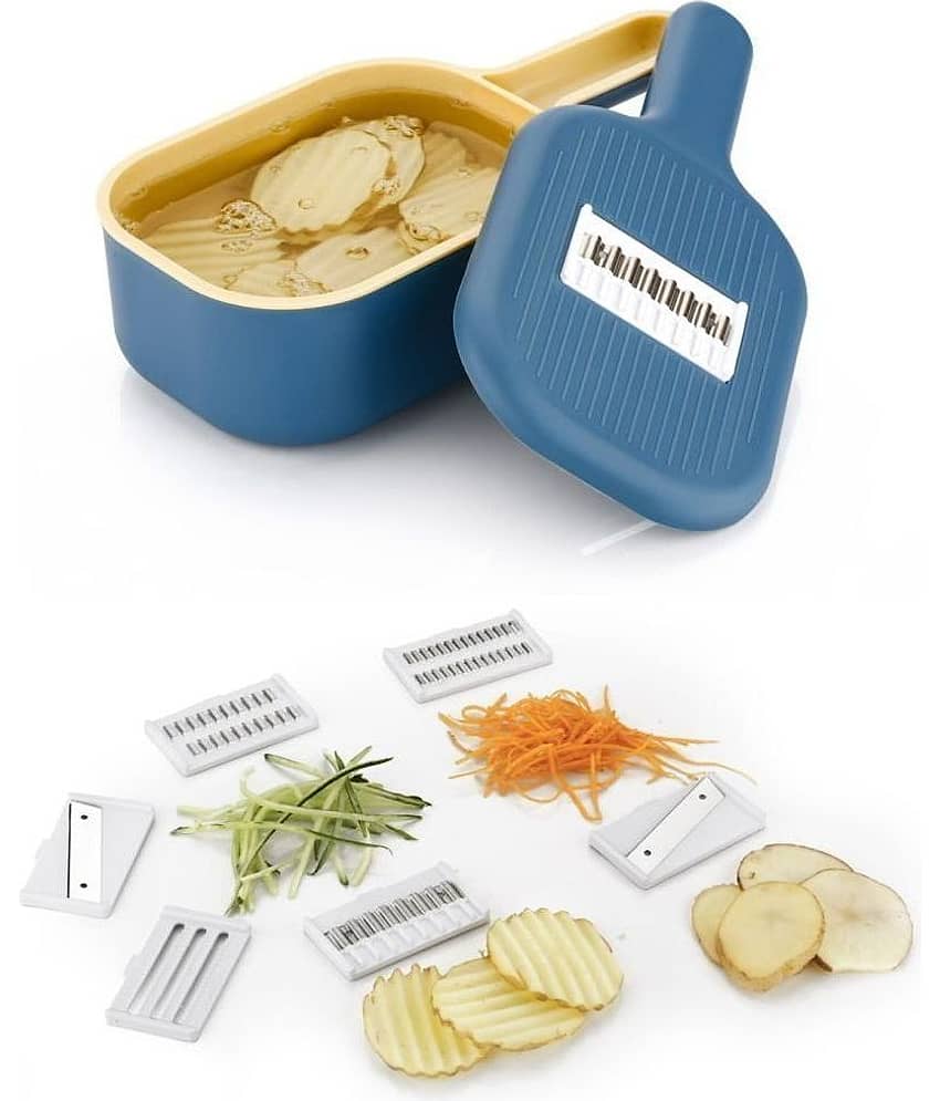 Analog Kitchenware Stainless Steel Slicer,Vegetable Grater ( Pack of 1 ) - Multicolor