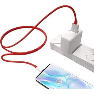 Vibrant Red 120W Fast Charging C-Type Data Cable