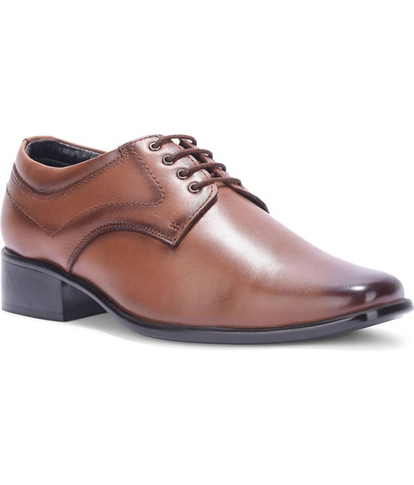 Liberty Brown Men's Derby Formal Shoes