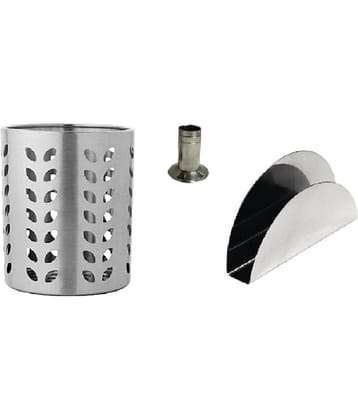 Dynore Stainless Steel Napkin Holder 3 Pcs