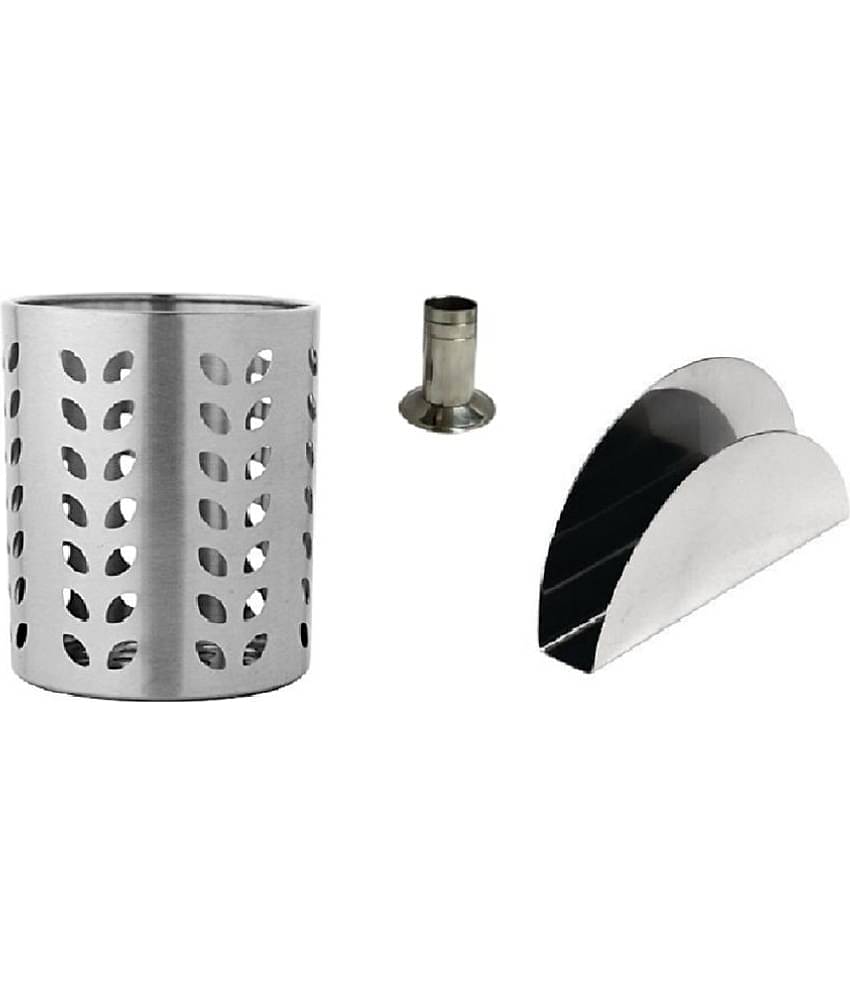 Dynore Stainless Steel Napkin Holder 3 Pcs