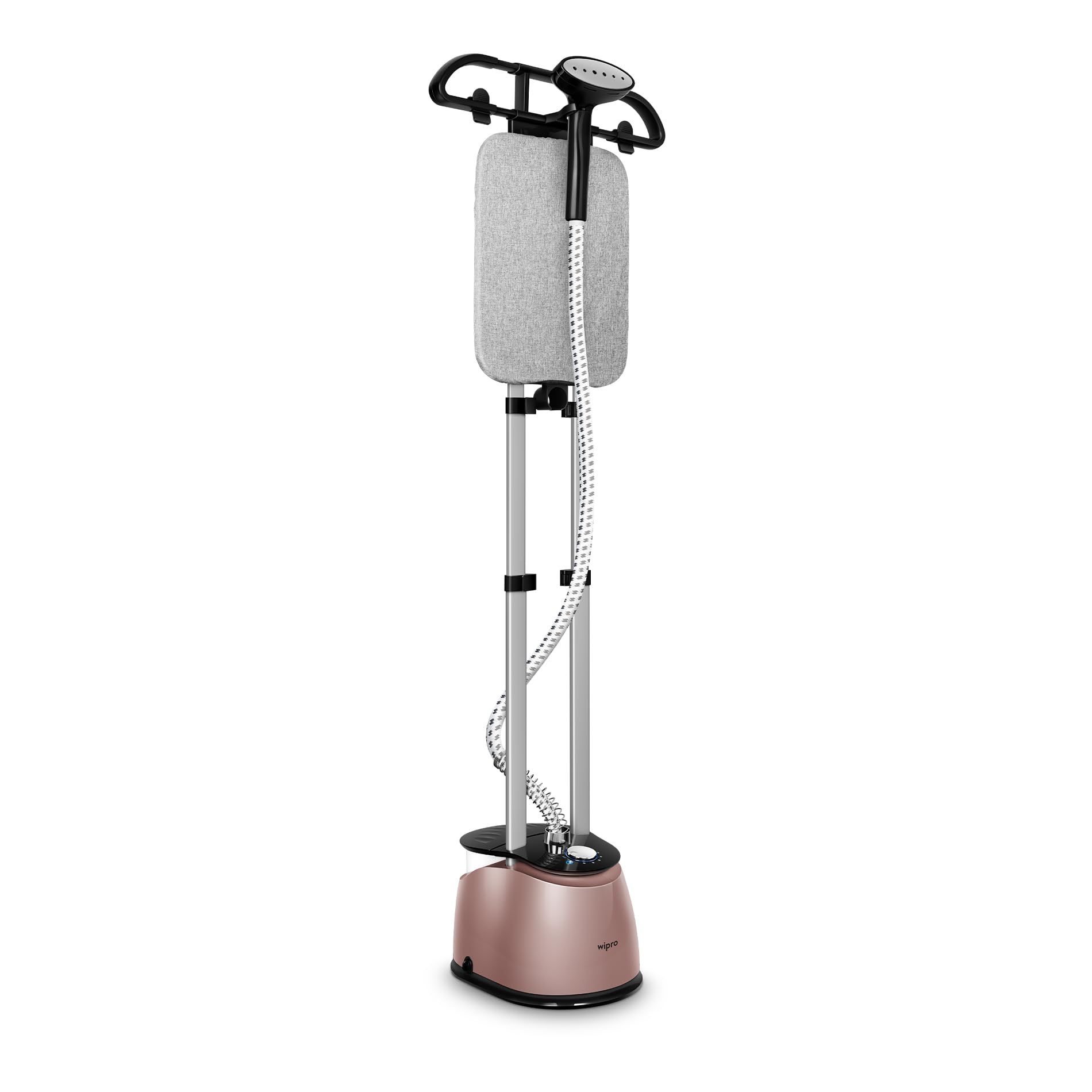 Wipro Elato GST 204 Standing Garment Steamer | 2.2L Water Tank | 10 Heat Settings | Adjustable Steam FLow | Adjustable Iron Board | Horizontal And vertical Ironing | SteamOutput 42 g/min|2000 Watts Wipro Elato GST 204 Standing Garment Steamer | 2.2L Wate