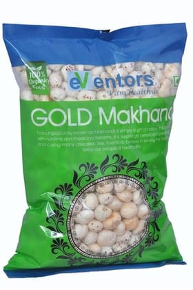 EVENTORS Makhana, Foxnuts I 250g I Natural & Crunchy | Healthy Snack Lotus Puffs | Rich in Calcium | Maintains Weight | Fit for Fasting