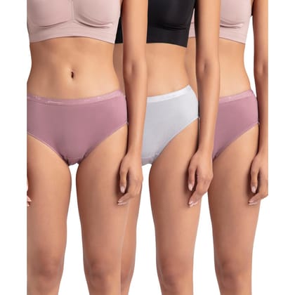 Jockey Women's Cotton Hipster Panty (Pack of 3) (1523_Light Assorted_L_Light Assorted_L) Jockey Women's Cotton Hipster Panty (Pack of 3) (1523_Light Assorted_L_Light Assorted_L) - Light Assorted / L