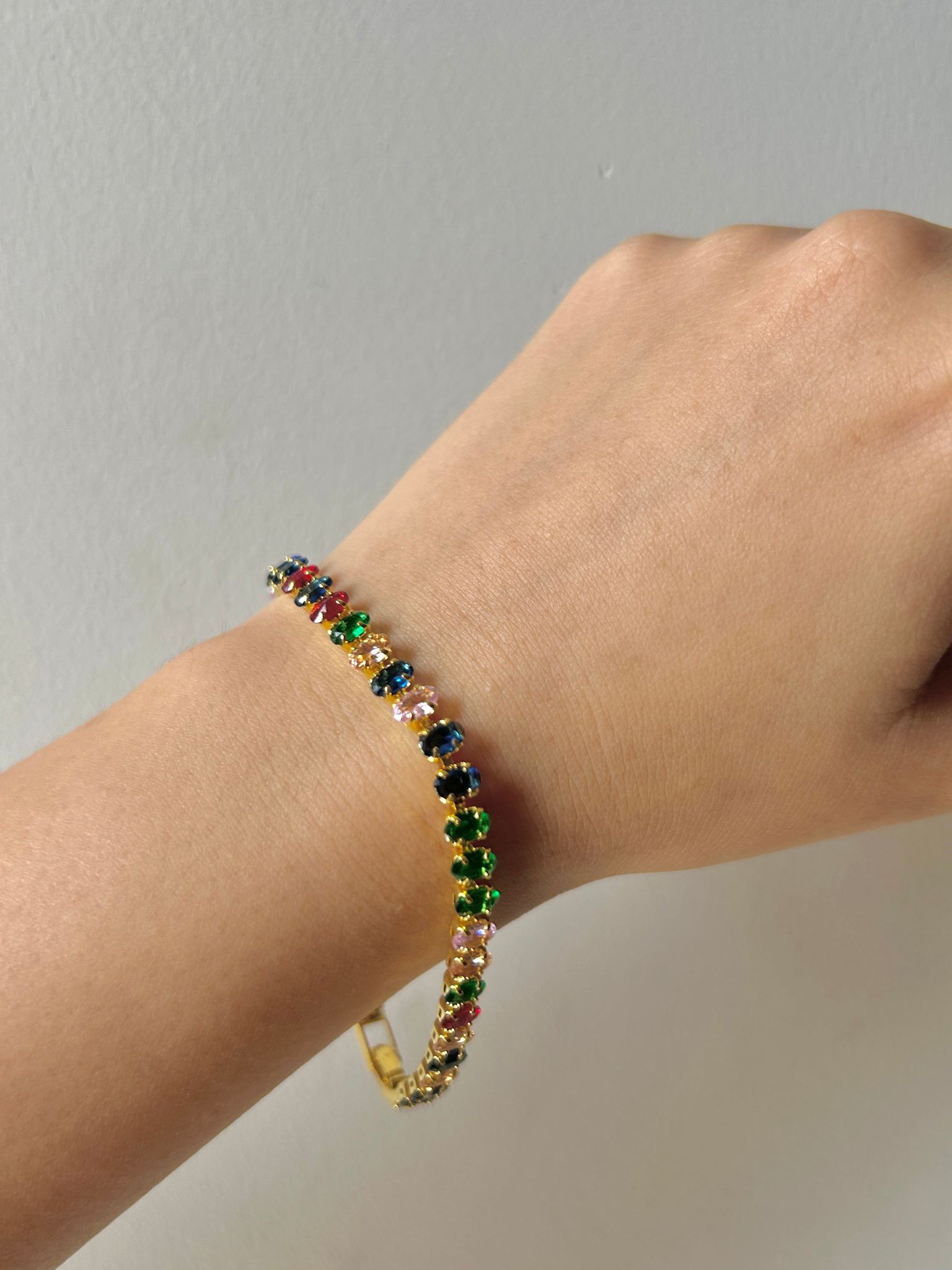 Noura Tennis Chain Bracelet