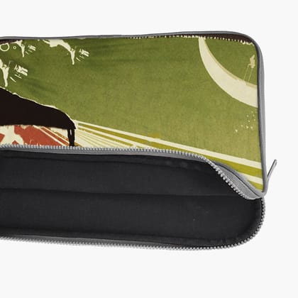"Vibrant Bold View" Laptop Sleeves:Bold Modern Design for Every Size-17" / Grey