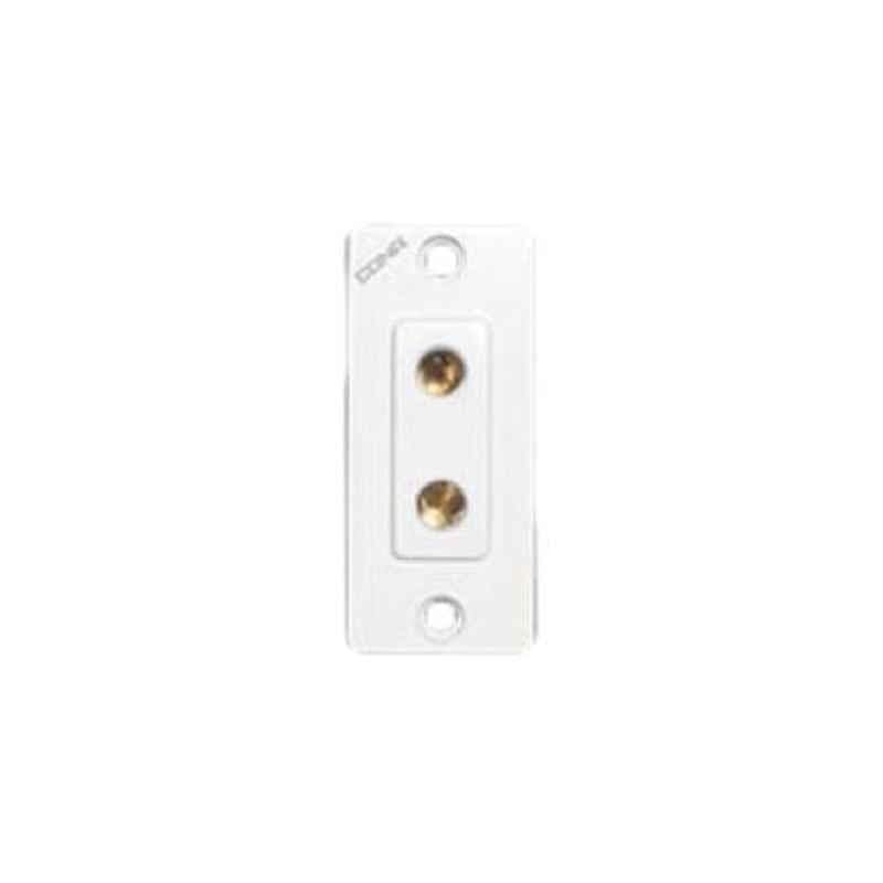 Cona Gold 6A Plastic White 2 Pin Socket, 1551 (Pack of 20) - Electricals | Buy online on ZillyBuy