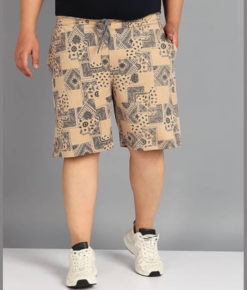 XFOX Khaki Blended Men's Shorts ( Pack of 1 )