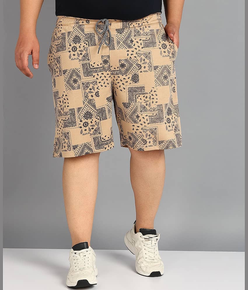 XFOX Khaki Blended Men's Shorts ( Pack of 1 )
