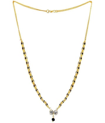 Shankhraj Mall Gold Plated Letest & Designer Mangalsutra For Women-100279
