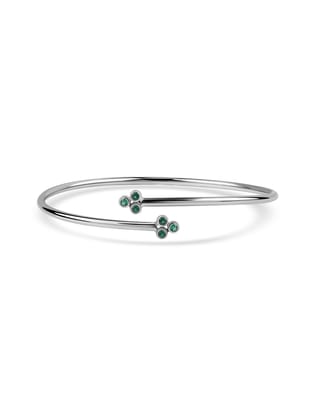 Green Emerald Cuff Bangle