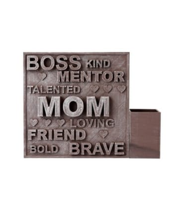 Mothers Day Pink 3D Customized Pen Stand Ek5309