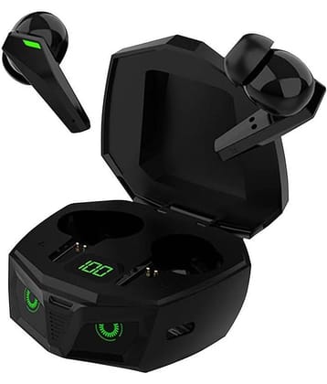 Life Like Owl Eye Breathing Light Gaming Bluetooth  Earbuds Earphones With Mic