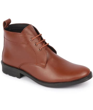 Fausto Tan Mens Chukka Boots - None