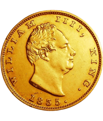 Hop n Shop - William Gold Plated One Mohur 1 Numismatic Coins