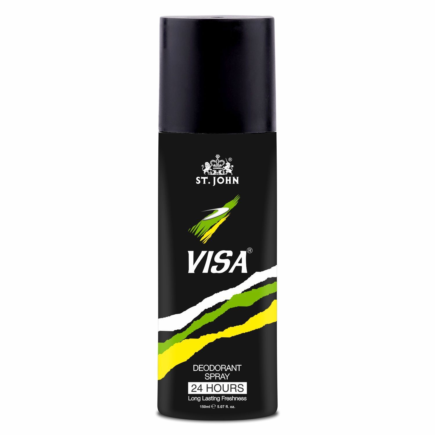 ST.JOHN Deo VISA Deodorant Body Spray for Long Lasting Protection 150ml (Pack of 12)