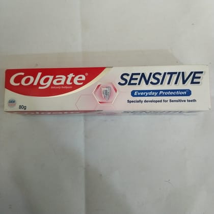 Colgate Sensitive Everyday protection Specially developed for sensitive teeth Colgate Sensitive Everyday protection Specially developed for sensitive teeth