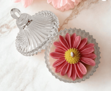 Rose Reverie Crystal Jar Candle 100 ML