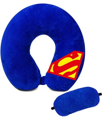 JUZZII Blue Neck Pillow,Eye Shade ( Pack of 2 )