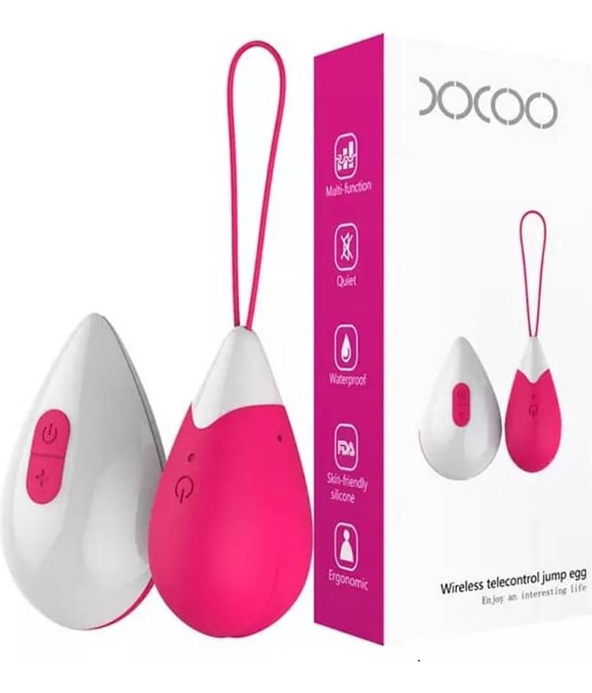 KAMAHOUSE 8 FREQUENCY EGG VIBRATOR WITH WIRELESS REMOTE CONTROL AND USB CHARGING SEX TOY FOR WOMEN