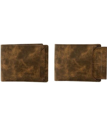 Lorem - Brown Faux Leather Men's Two Fold Wallet ( Pack of 1 )