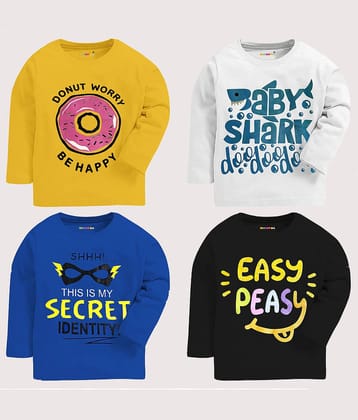 Kuchipoo Pack of 1 Boys Cotton Blend T-Shirt ( Multicolor1 )