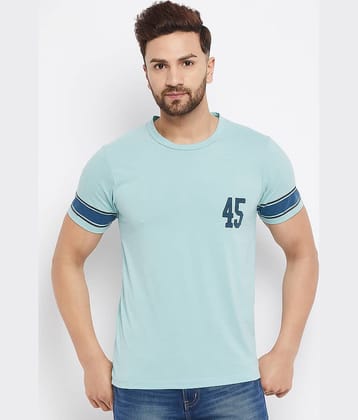 The Million Club Pack of 1 Cotton Blend Regular Fit Men's T-Shirt ( Blue )