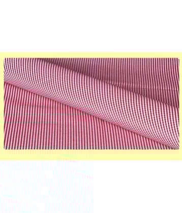 Makhanchor - Red Cotton Men's Unstitched Shirt Piece ( Pack of 1 )