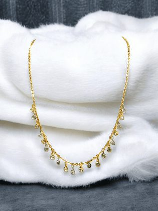 Exquisite Gold Royal Queen Pearl Necklace