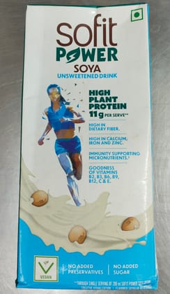 Sofit power soya unsweetened drink