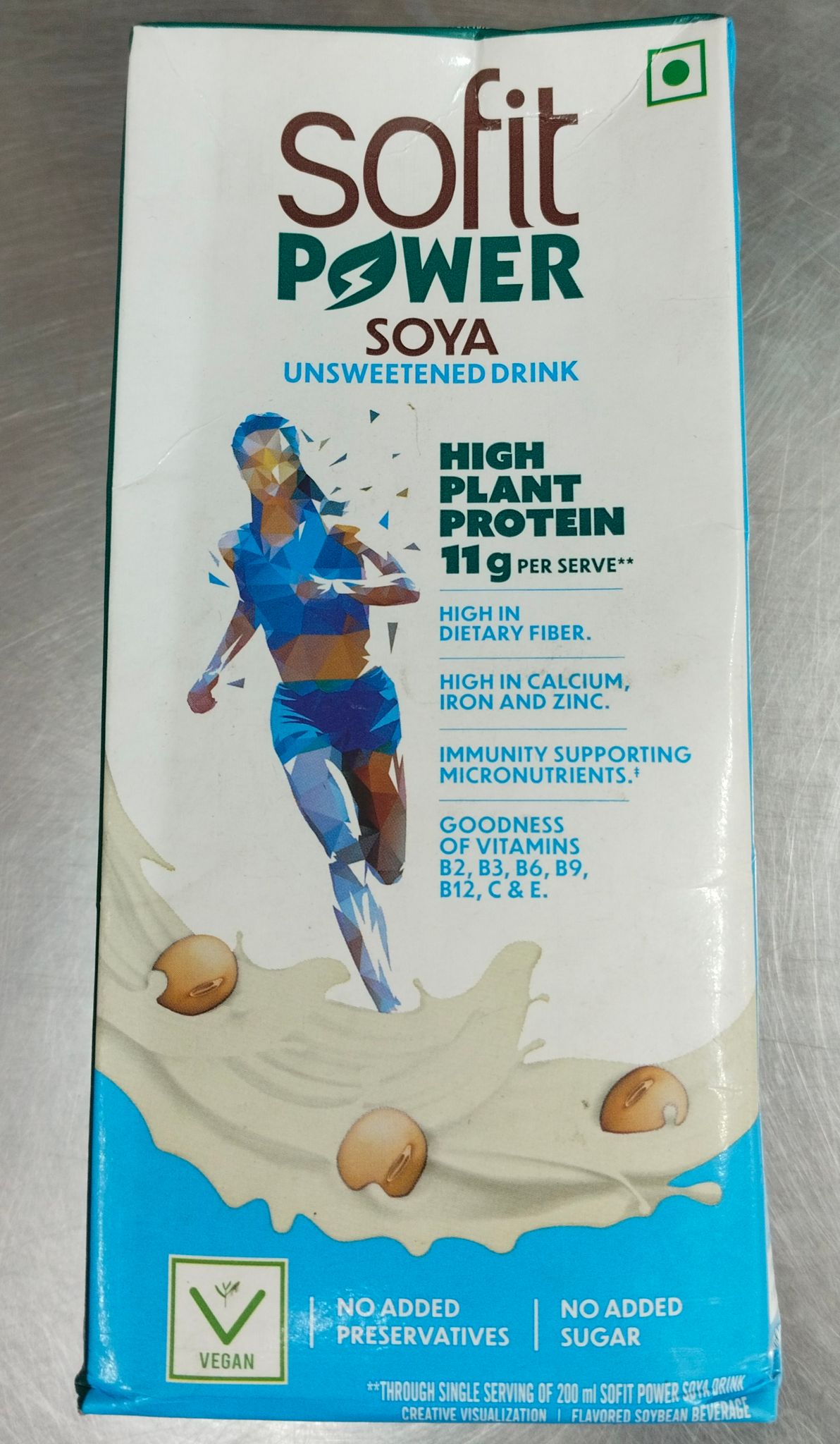 Sofit power soya unsweetened drink