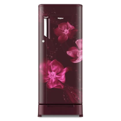 Whirlpool Frost Free Refrigerator 190 L, 2 Star, (205 IMPC ROY 2S WINE LINNEA) Whirlpool Frost Free Refrigerator 190 L, 2 Star, (205 IMPC ROY 2S WINE LINNEA) - Red