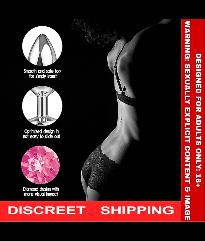steel Premium Anal Butt Plug Massager Sex Toy For Men And Women