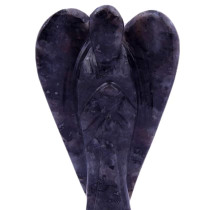 Larvikite Angel | Larvikite Stone Angel Crystal for Luck, Gemstone Angel Figure for Gift, 2 inch Angle for Reiki Handicraft Idol(KI_54)  by Krishna Impex